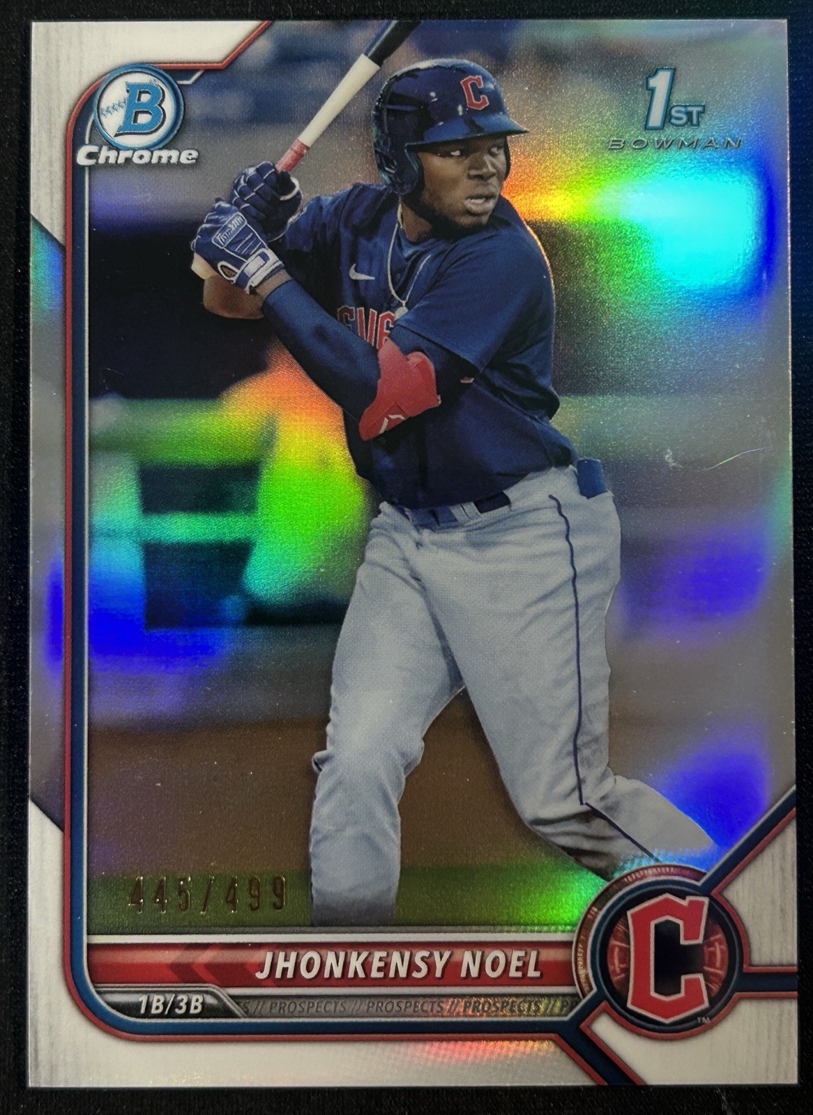 2022 Bowman Chrome JHONKENSY NOEL 1st Refractor /499 #BCP-2 RC Guardians