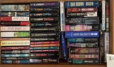 paperback book lot, romance, thriller, horror...