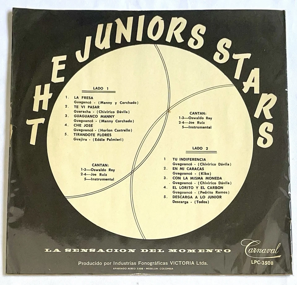 Los Juniors – The Juniors Stars - Salsa Guaguanco Descarga - Carnaval Colombia - Image 2 of 4