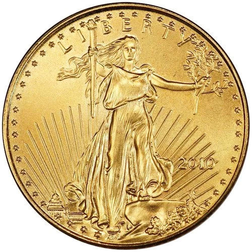 2010 $5 American Gold Eagle 1/10 oz Brilliant Uncirculated