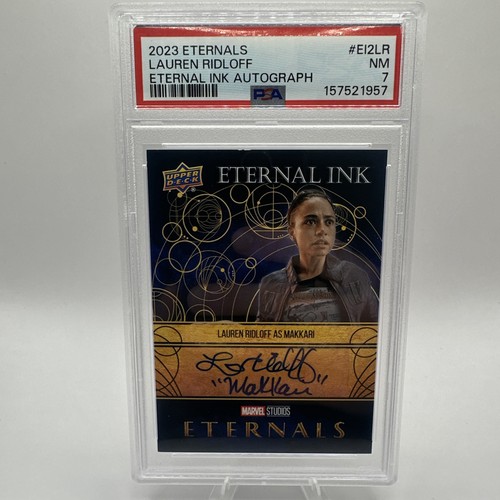2023 Upper Deck Marvel Eternals Eternal Ink Lauren Ridloff as Makkari Auto 5vc