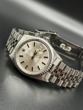 Rolex DateJust 36mm 1601-3 Silver Pie Pan Jubilee Bracelet