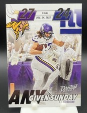 2023 Panini Prestige # AGS-16 T.J. Hockenson Any Given Sunday Minnesota Vikings