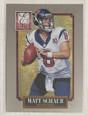 2013 Elite Football Matt Schaub Card #40 Texans Complete Your Set!