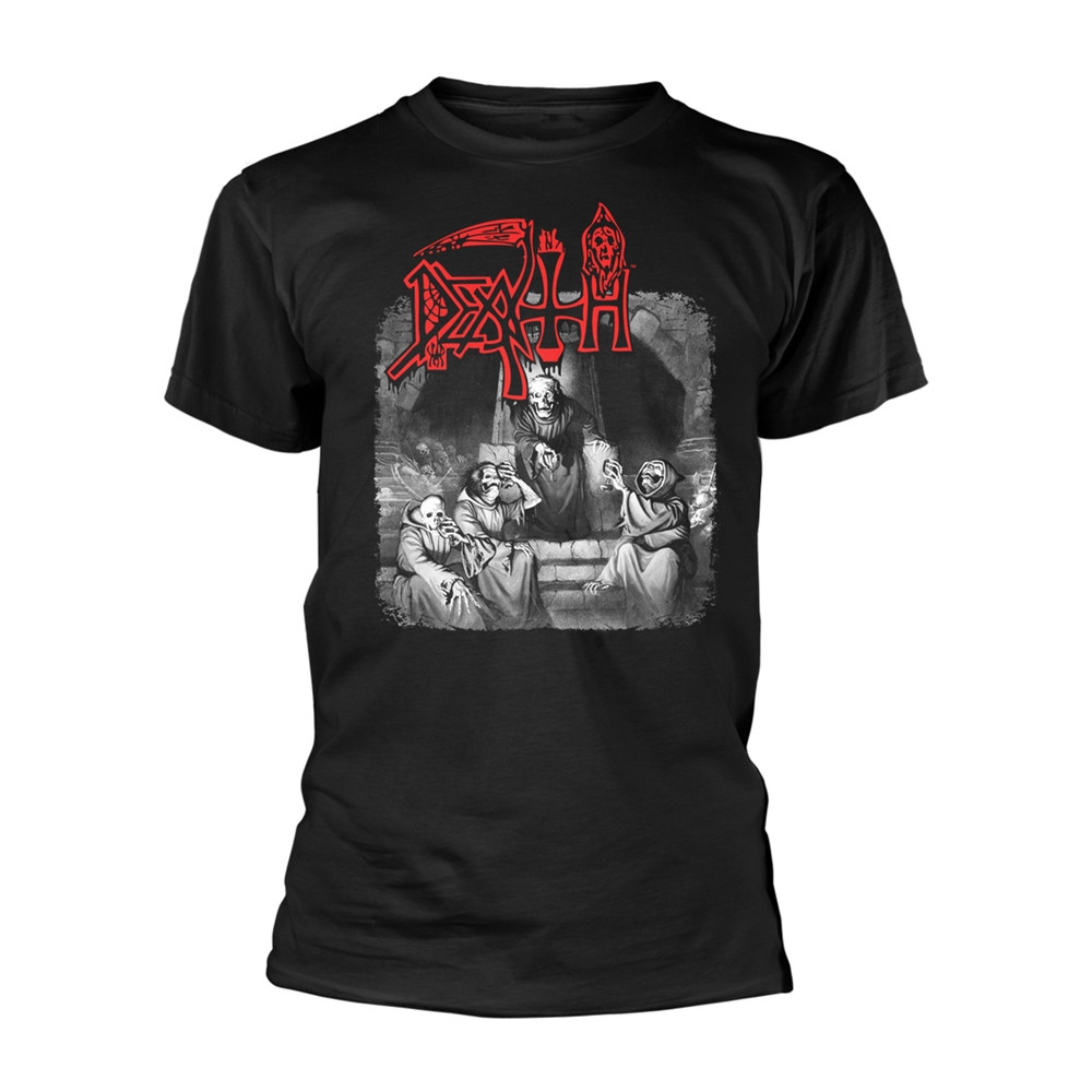 ЧЕРНАЯ футболка DEATH - SCREAM BLOODY GORE маленького размера 4890₽