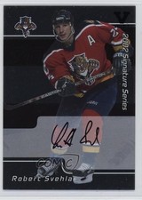 2001 ITG Be A Player Signature Series Vault Black Robert Svehla #158 Auto 1cx3