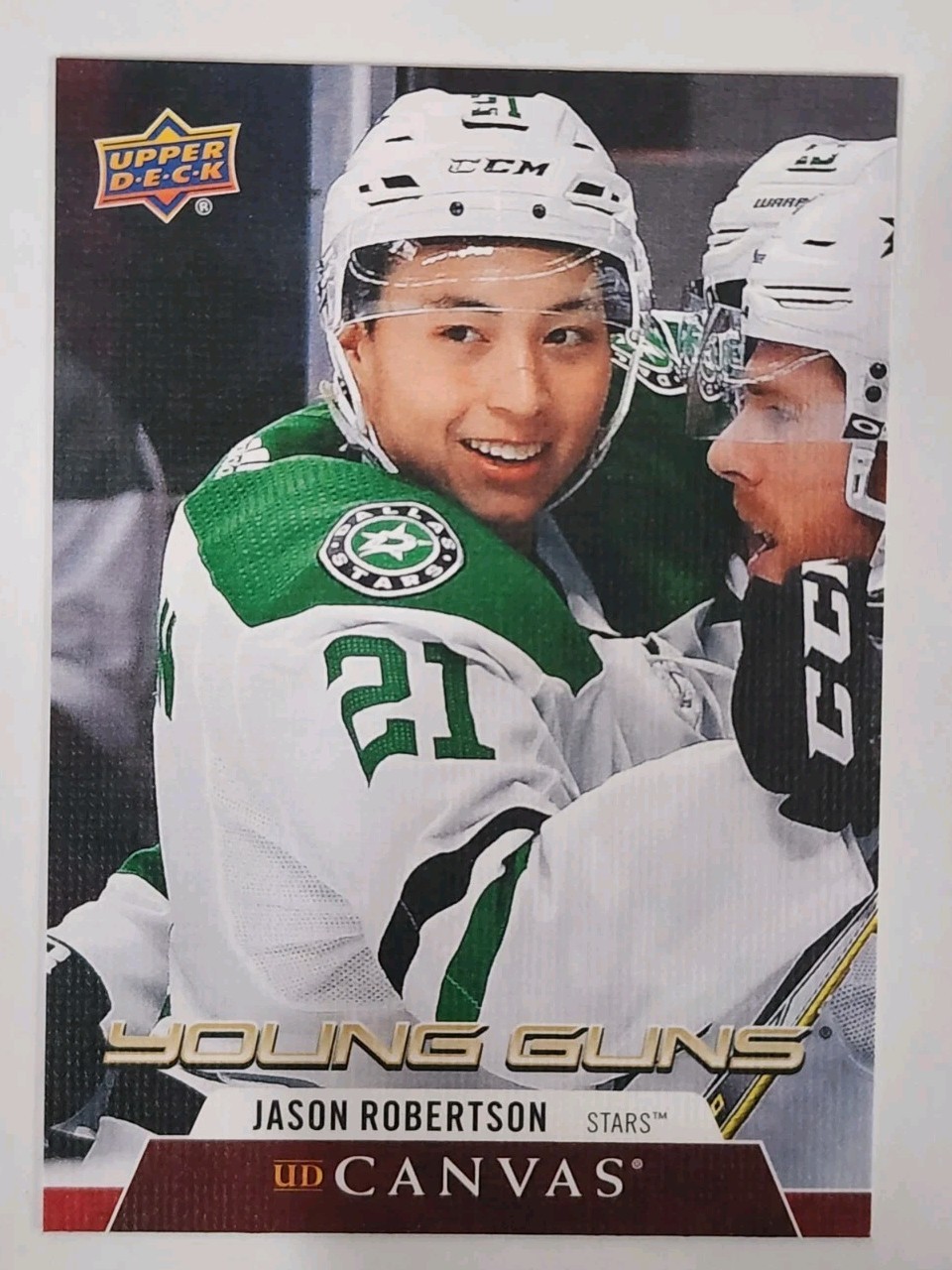 2020-21 Upper Deck Ud Canvas Young Guns Jason Robertson #C92 (RC) Stars