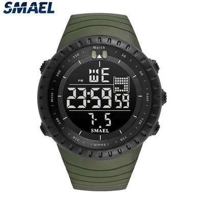 SMAEL 1237 Men s Digital Sport Watch   Outdoor LED Alarm Waterproof Wristwatch		