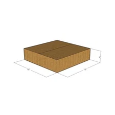 16x16x4 New Corrugated Boxes for Packing or Shipping Needs 32 ECT