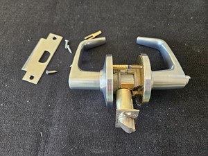 Best 9K37AB15DS3626 Door Lever Lockset 4-7/8" Strike Entrance Function (NO CORE)