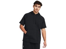 Under Armour Mens UA Rival Fleece Short Sleeve Hoodie Apparel - Ultra-soft