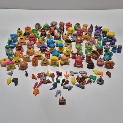 The Grocery Gang 78 Large Mixed Toy Character Lot And Accessories