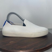 Rothys The Original Slip On Womens 8 Shoes White Loafer Casual Comfort Sneaker