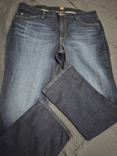 NWT Women's Lee Straight Leg Mid Rise Jeans Size 18M 285