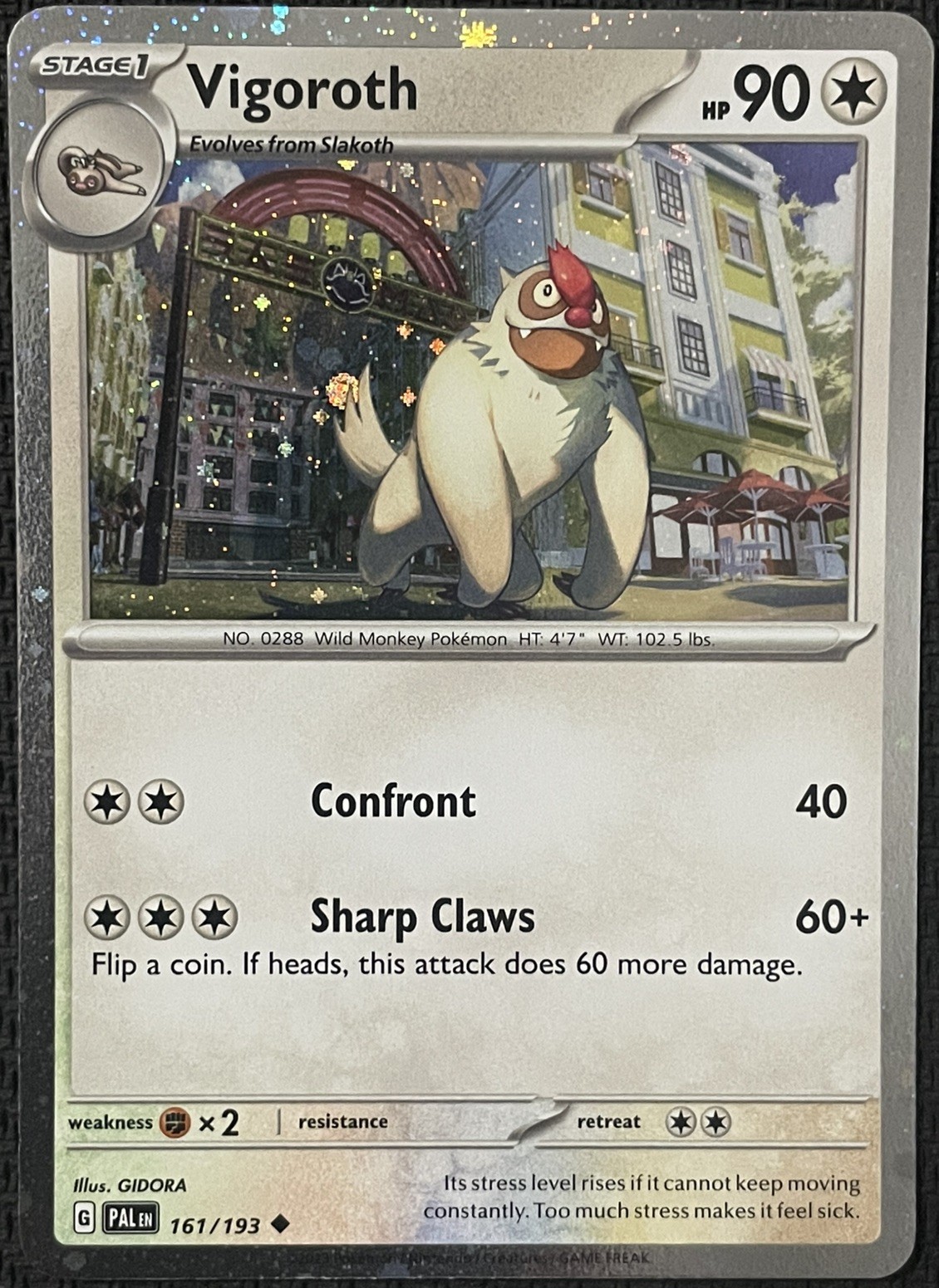 Vigoroth (Cosmos Holo) 161/193 Holo NM/M Pokemon
