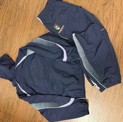 Supreme Men's Tracksuit Set Navy Track Jacket Track Pants Size M