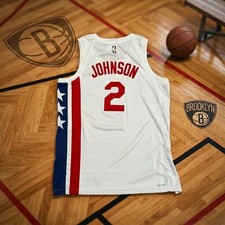 Nike Brooklyn Nets Classic Edition Swingman Jersey Stars & Stripes Size Large
