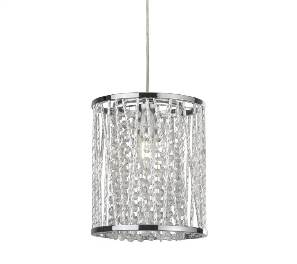 Ceiling Light Silver Elise Chrome Searchlight 8831CC