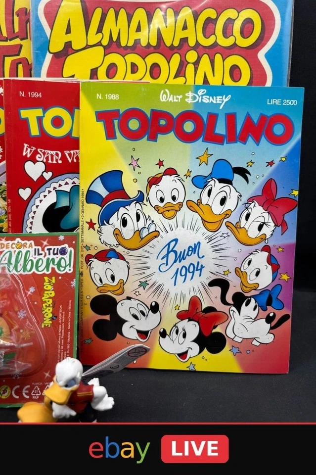 ASTA LIVE Topolino e Disney da 0,99 cent.