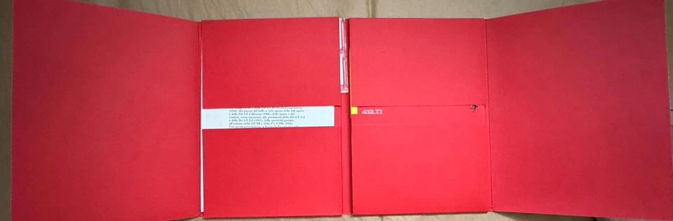 FERRARI- Kit Press completo-Folder brochure originale 65°Salone Auto Torino-1994 - Immagine 3 di 4