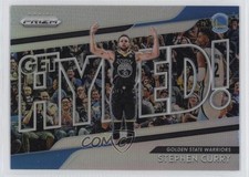 2018-19 Panini Prizm Get Hyped! Silver Prizm Stephen Curry #2 12v1