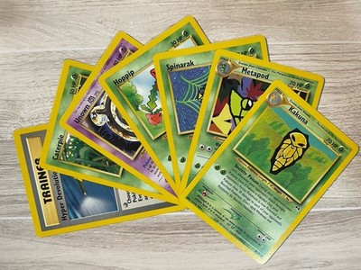 Pokémon Neo Discovery Card Lot Vintage WOTC 2001 Metapod Kakuna Caterpie + More