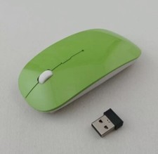 Ultra Thin USB Optical Wireless Mouse 2.4G Receiver Slim Mouse For Pc/Laptop