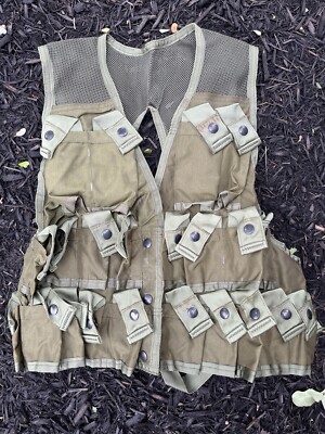 ✮激レア U.S. ARMY MARK 2 VEST 米軍放出品 1962年✮ USGI Vintage Vietnam Grenade Ammunition Carrying Vest OD Green