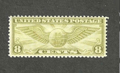 #C17 8c AIRMAIL WINGED GLOBE ISSUE UNUSED SINGLE MNH