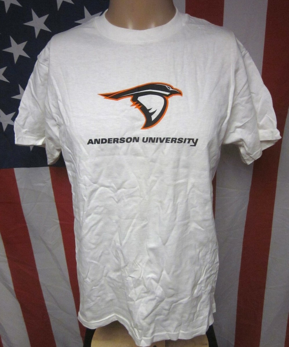 バレーボール ANDERSON T-シャツ ANDERSON UNIVERSITY med T shirt Ravens mascot Indiana tee HCAC | eBay