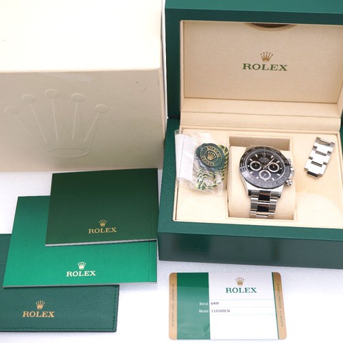 AUTHENTIC ROLEX 116500LN Automatic Cosmograph Daytona Wrist watch Black 1881 - Picture 8 of 8