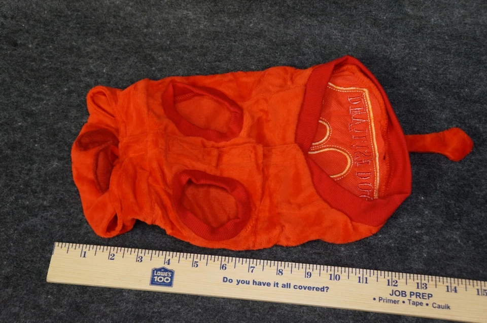 DISFRAZ PERRO DIABLO Halloween pequeño traje capucha cosida completo con cuernos Foto 3 de 4