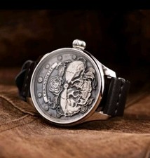 Vintage Watches For Men Swiss Made 1920 Silver Dial Steel Case