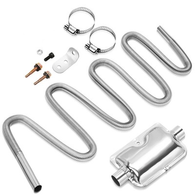 GLFLOW 90 Mm Heizungskanalschlauch | Dehnbares Aluminiumrohr Für Dieselheizungen - 300 Cm