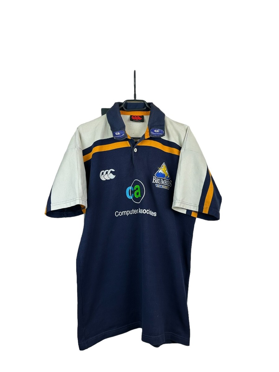 Brumbies Rugby Classic Jersey”game shirt Vintage Australia Brumbies Rugby Canterbury Jersey Shirt Rare Mens
