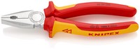Knipex 03 06 200 Kombizange 200 Mm Vde Isoliert Verchromt Mehrkomponenten-Griff