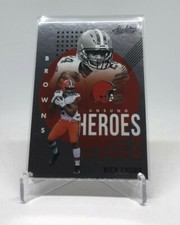 2021 Absolute Football Nick Chubb Unsung Heroes Insert #UH12 Cleveland Browns