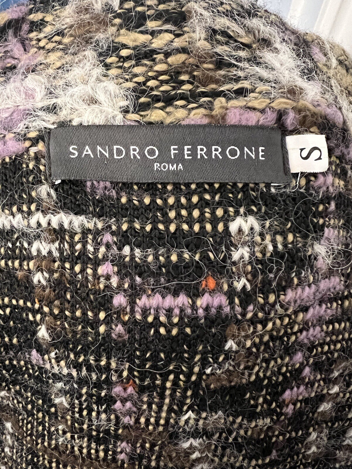 SANDRO FERRONE Multicoloured Coat.  Size:  S, (UK 10). image 4