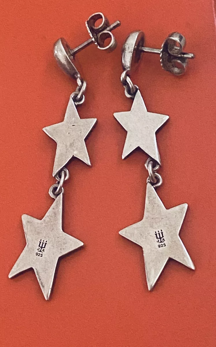 James Avery Retired RARE HARD TO FIND Silver Star Dangle Post