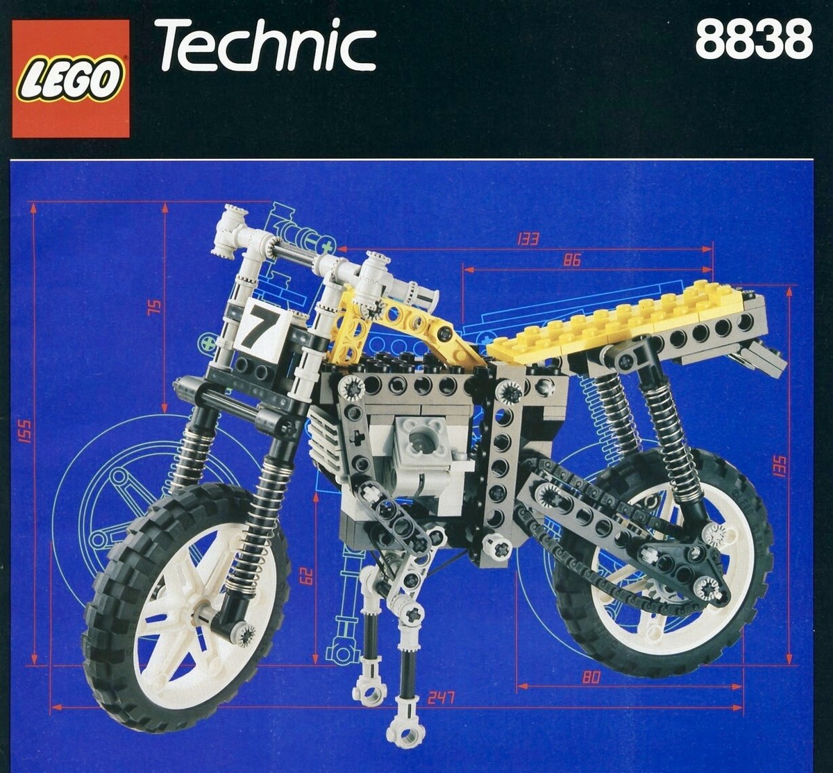 yuki LEGO Technic 8838 Shock Cycle Motorbike Ungeöffnet New MISB Sealed