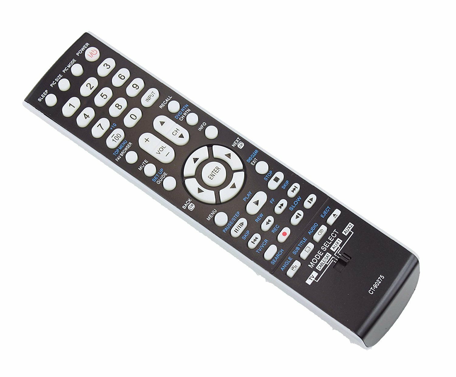 Toshiba TV Replacement Remote For Toshiba CT8037 CT90275 CT90302 CT