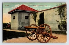 Postcard California Sacramento Sutter's Fort Canon 1910s Unposted Divided Back
