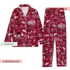 Dr Pepper Pajamas Set, Dr Pepper Womens Pajamas, Dr Pepper Thick Pajamas Set