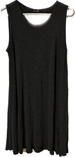 Karen Kane  sleeveless A-line dress Large Charcoal