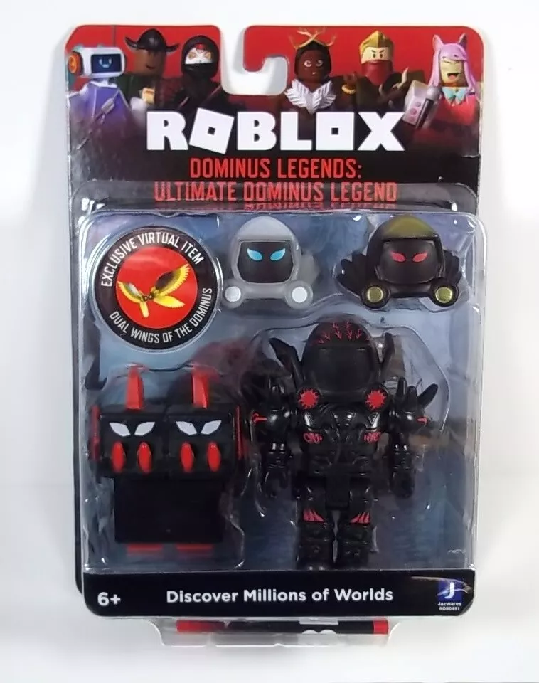 Roblox Action Collection - Dominus Legends: Ultimate Dominus Legend Core +  2 Mystery Figure Bundle [Includes Exclusive Virtual Item] 