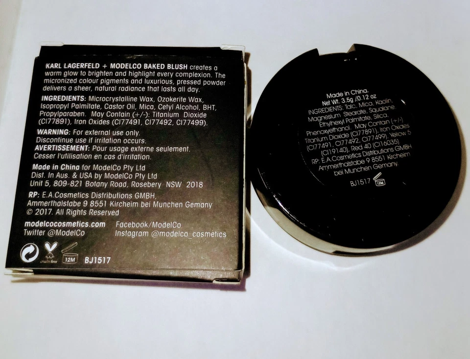 KARL LAGERFELD + MODELCO RUBOR AL HORNO ROSA BEIGE 12 OZ Foto 2 de 4