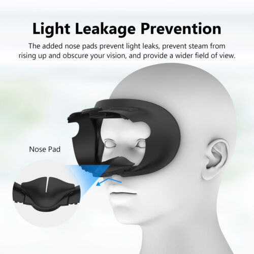 Face Cover Pad Facial Interface Compatible For Meta Oculus Quest 3 Accessories - Picture 2 of 10