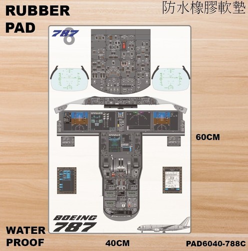 RBF Boeing 787 Cockpitdiagramm PAD6040-788C *KOSTENLOSER VERSAND*