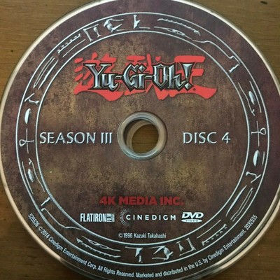 Yu Gi Oh Season 3 Dvd Replacement Disc 4 Ebay