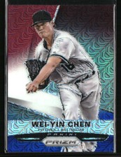 Wei-Yin Chen 2015 Panini Prizm Prizms Red White and Blue Mojo #145 Baseball
